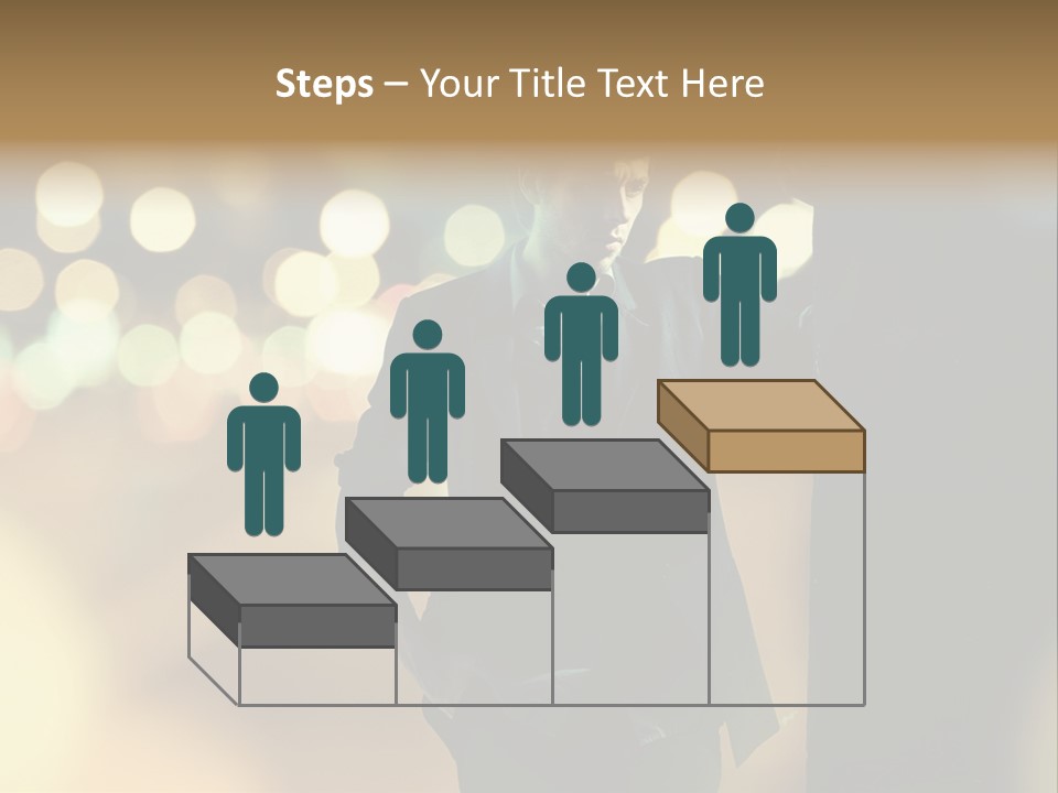 Smile Hair Men PowerPoint Template