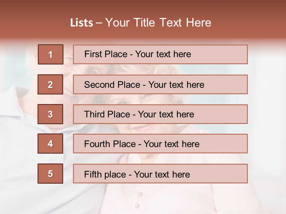 Portrait Relationship Cute PowerPoint Template