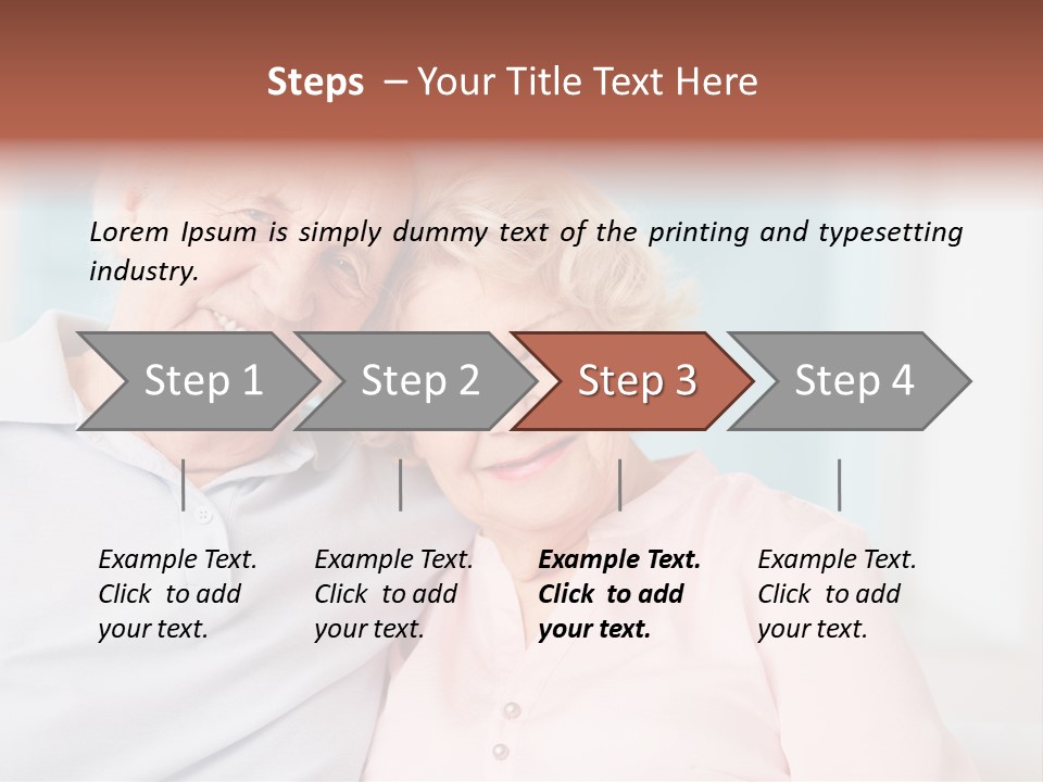 Portrait Relationship Cute PowerPoint Template