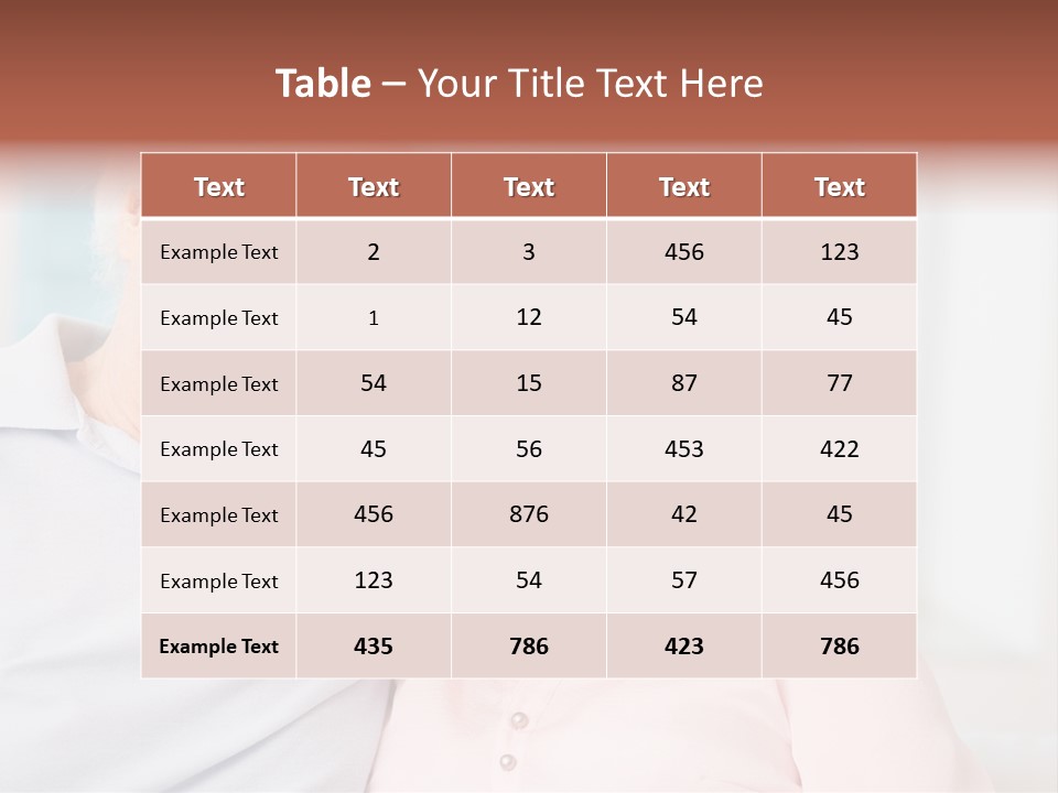 Portrait Relationship Cute PowerPoint Template