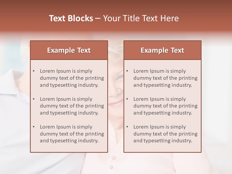 Portrait Relationship Cute PowerPoint Template
