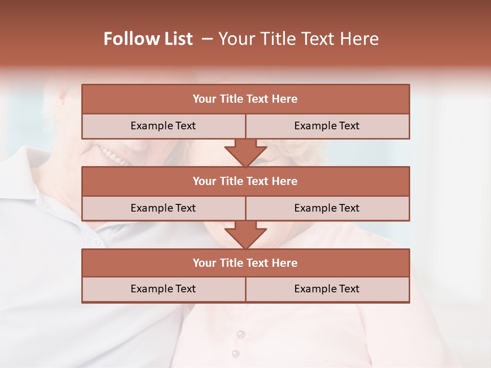 Portrait Relationship Cute PowerPoint Template