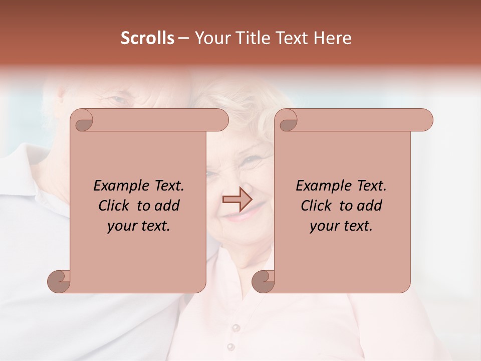 Portrait Relationship Cute PowerPoint Template