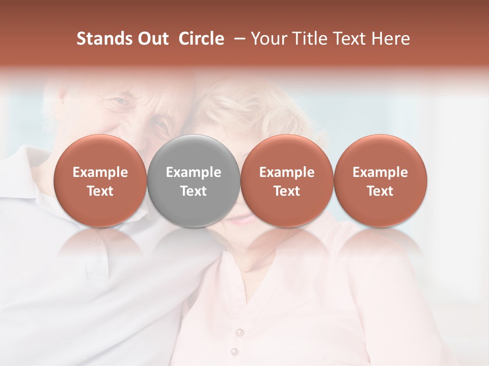 Portrait Relationship Cute PowerPoint Template