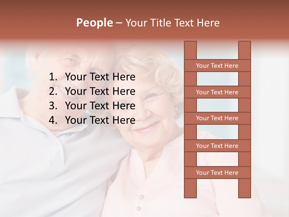 Portrait Relationship Cute PowerPoint Template