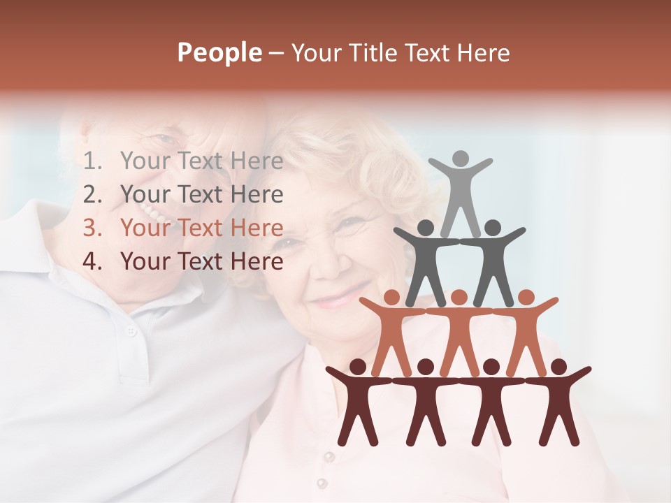 Portrait Relationship Cute PowerPoint Template