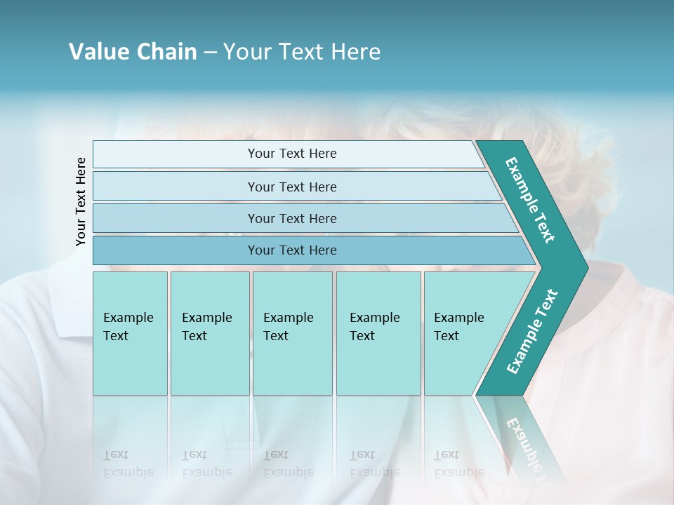 An Elderly Couple Is Smiling For The Camera PowerPoint Template
