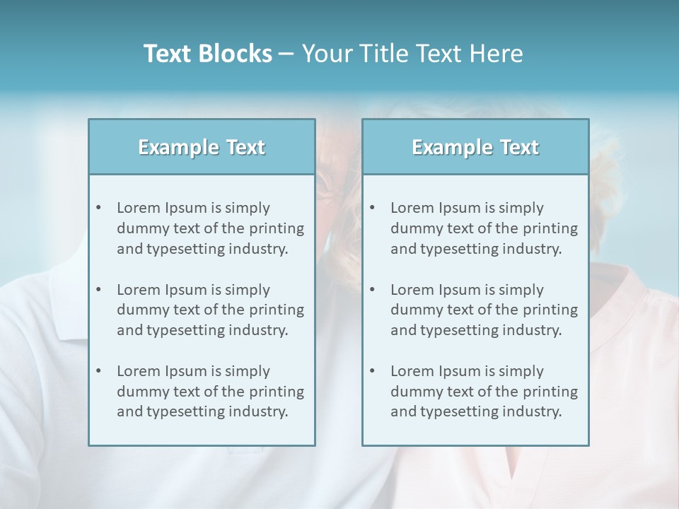 An Elderly Couple Is Smiling For The Camera PowerPoint Template