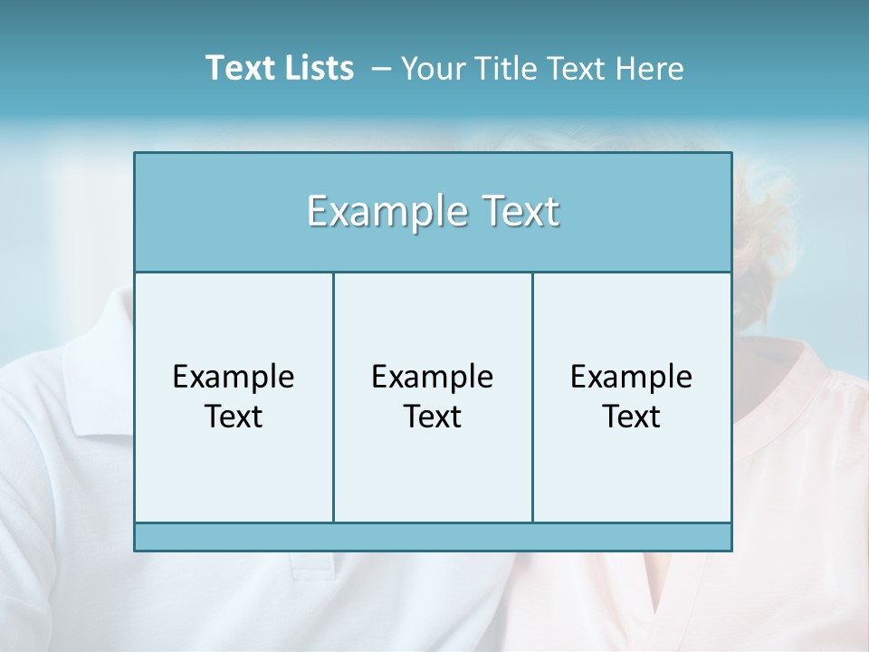 An Elderly Couple Is Smiling For The Camera PowerPoint Template