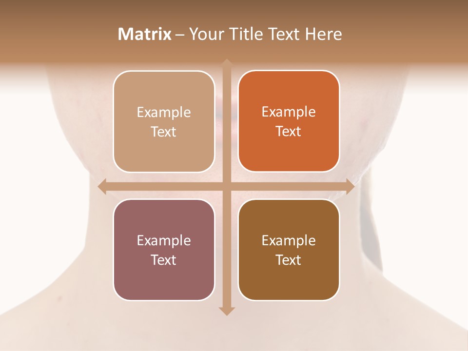 People Row White PowerPoint Template