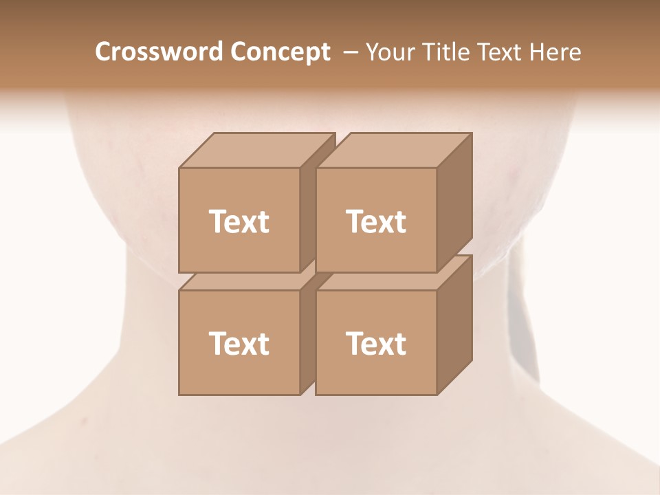 People Row White PowerPoint Template