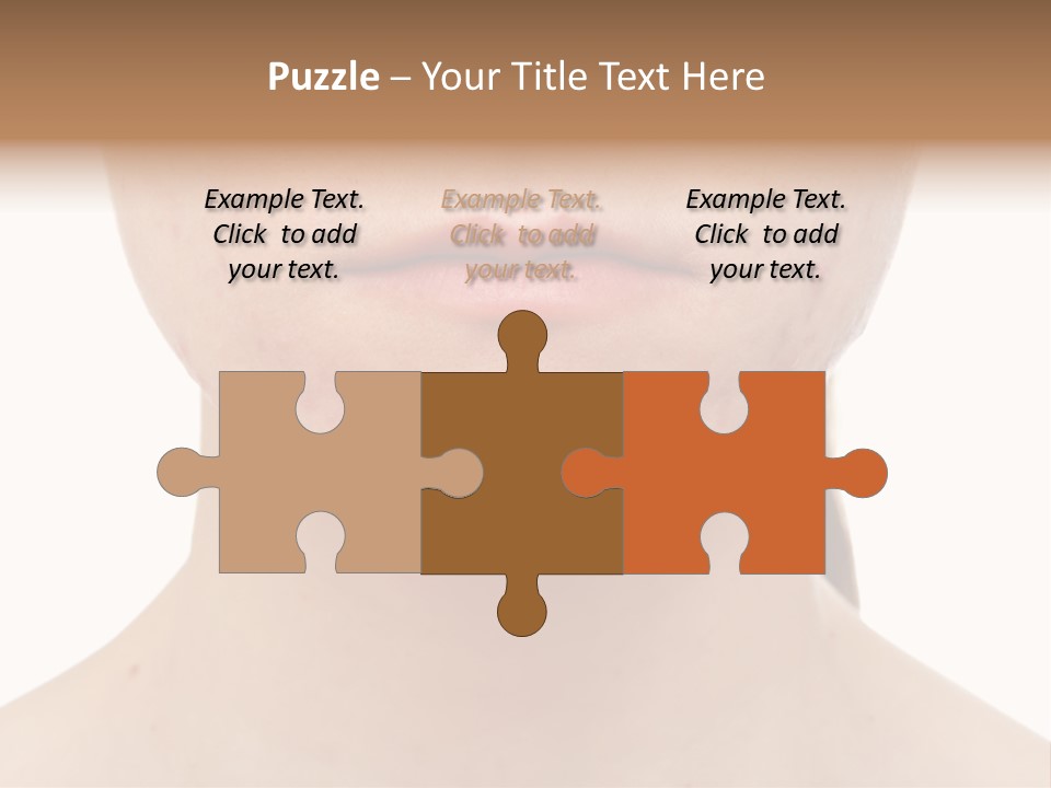 People Row White PowerPoint Template