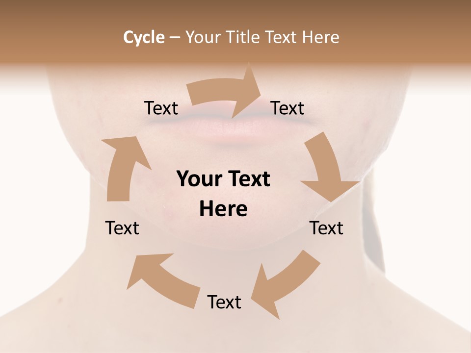 People Row White PowerPoint Template