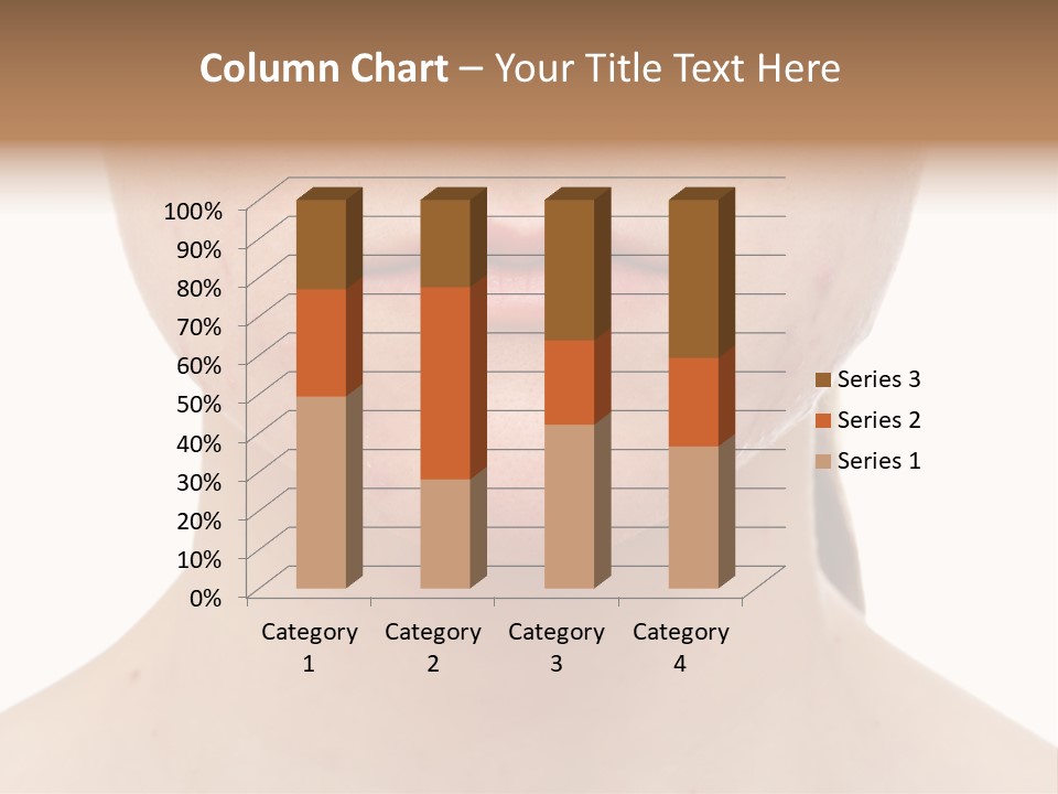People Row White PowerPoint Template