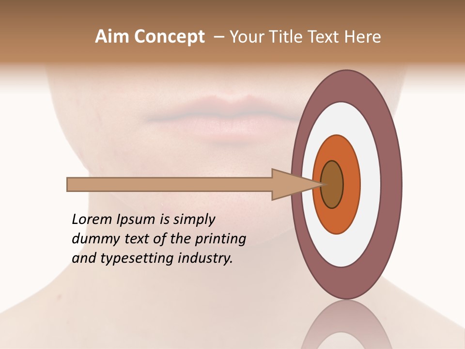 People Row White PowerPoint Template