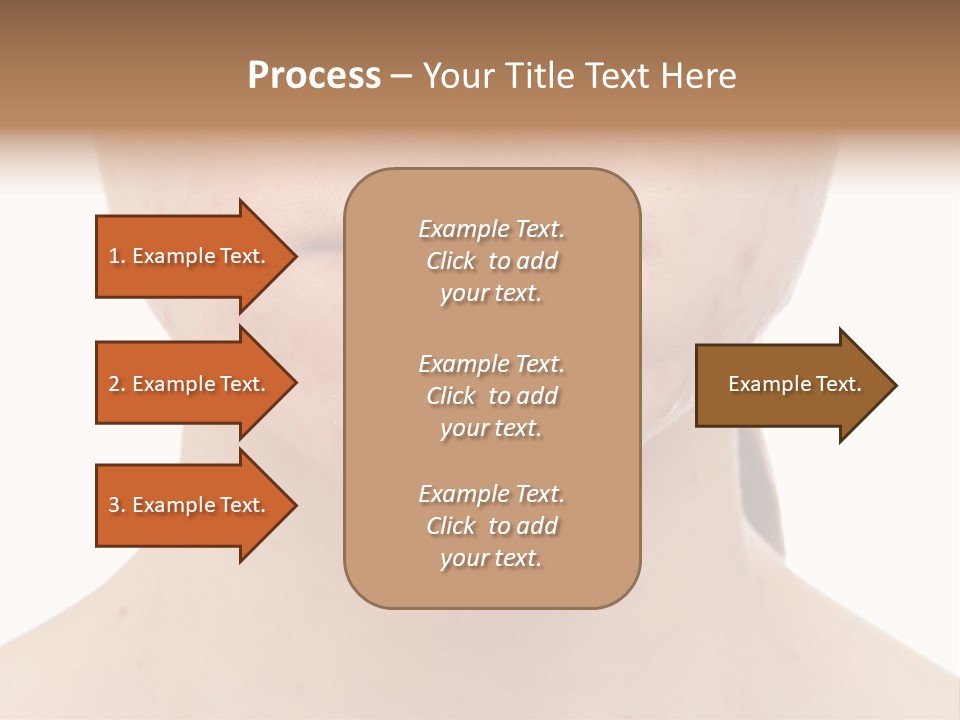 People Row White PowerPoint Template