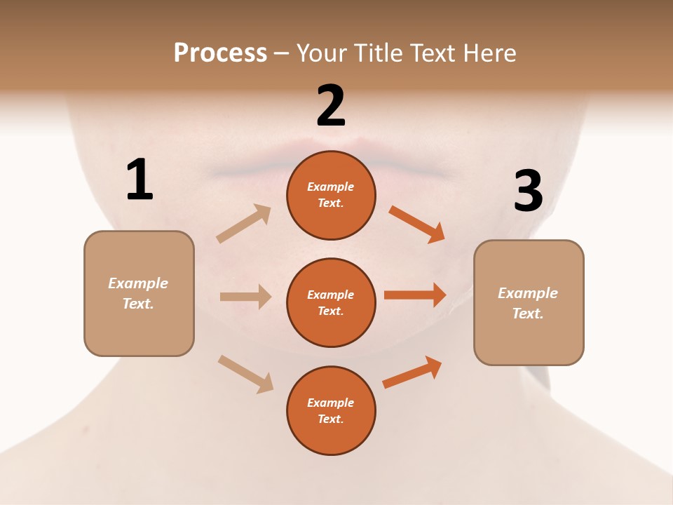 People Row White PowerPoint Template