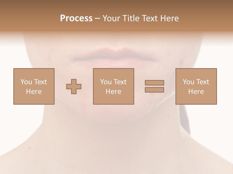 People Row White PowerPoint Template