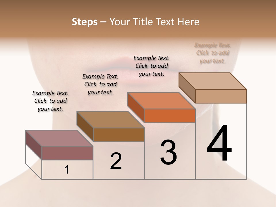 People Row White PowerPoint Template