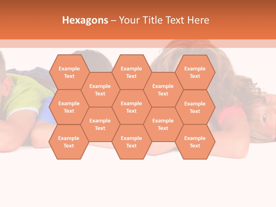 People Row White PowerPoint Template