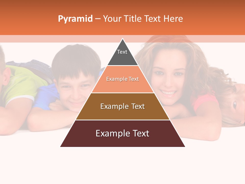 People Row White PowerPoint Template