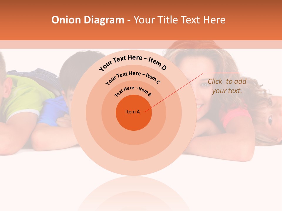 People Row White PowerPoint Template