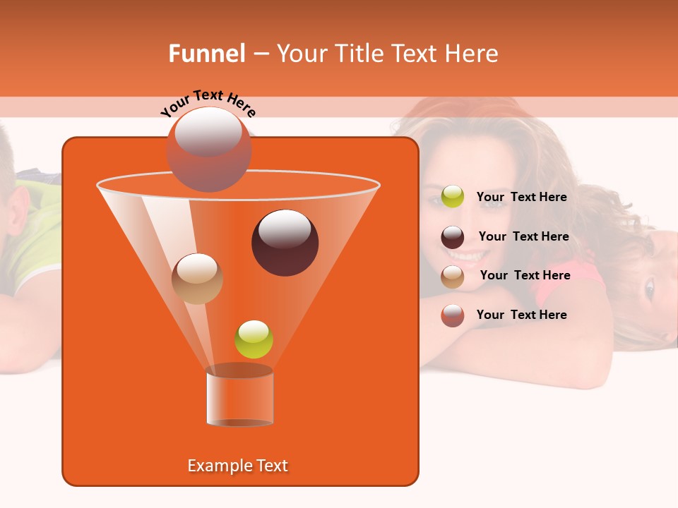 People Row White PowerPoint Template