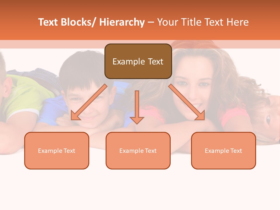 People Row White PowerPoint Template