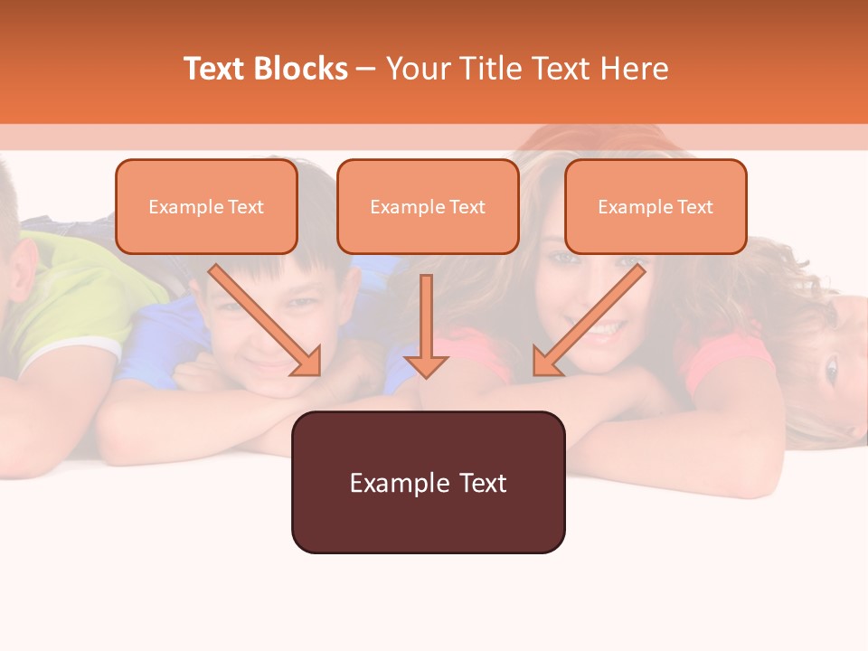People Row White PowerPoint Template