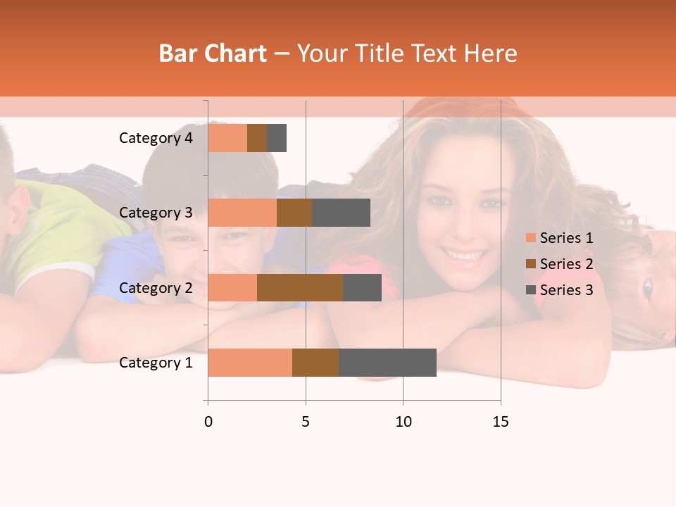People Row White PowerPoint Template