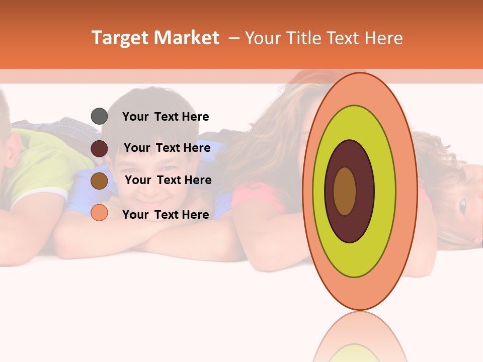 People Row White PowerPoint Template