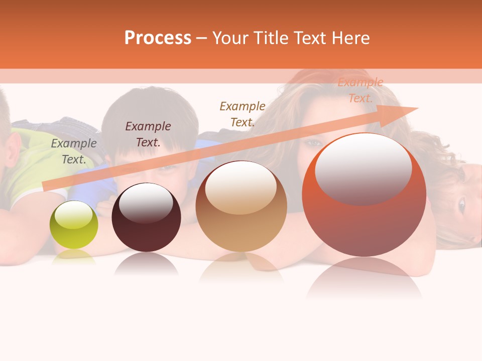 People Row White PowerPoint Template