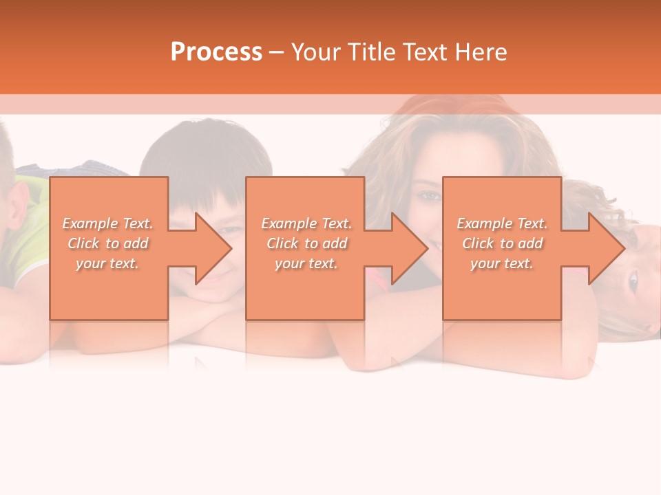 People Row White PowerPoint Template