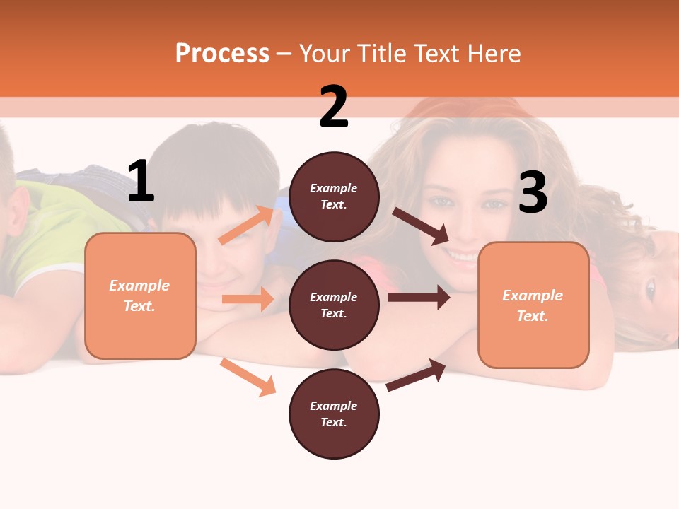 People Row White PowerPoint Template