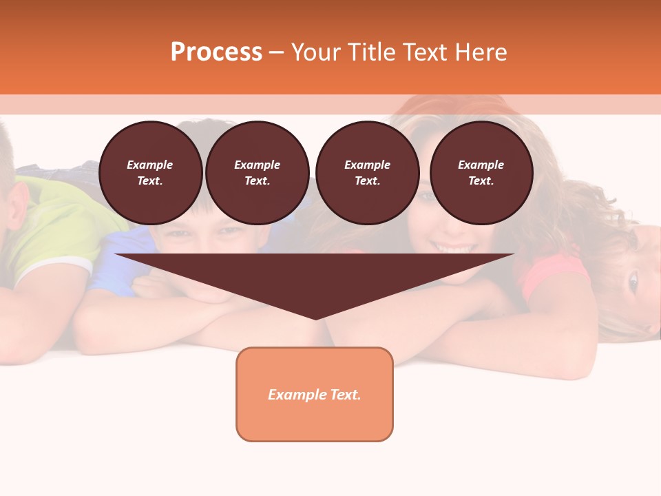 People Row White PowerPoint Template