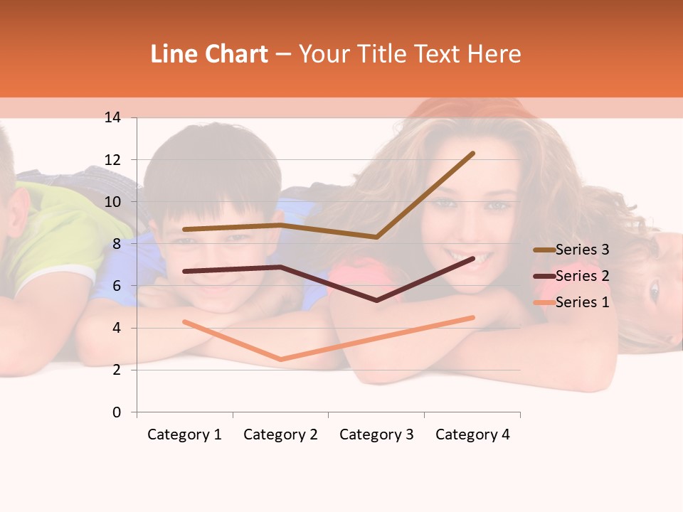 People Row White PowerPoint Template