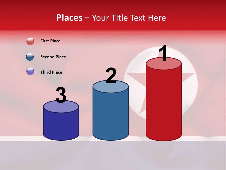 North Korea Weathered Design PowerPoint Template