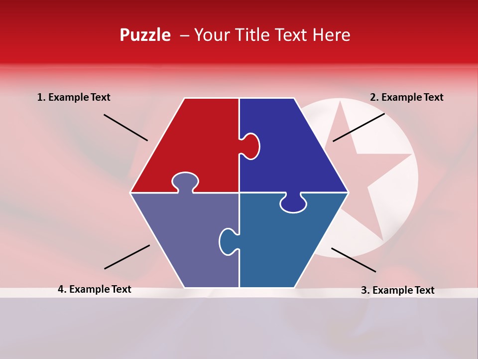 North Korea Weathered Design PowerPoint Template