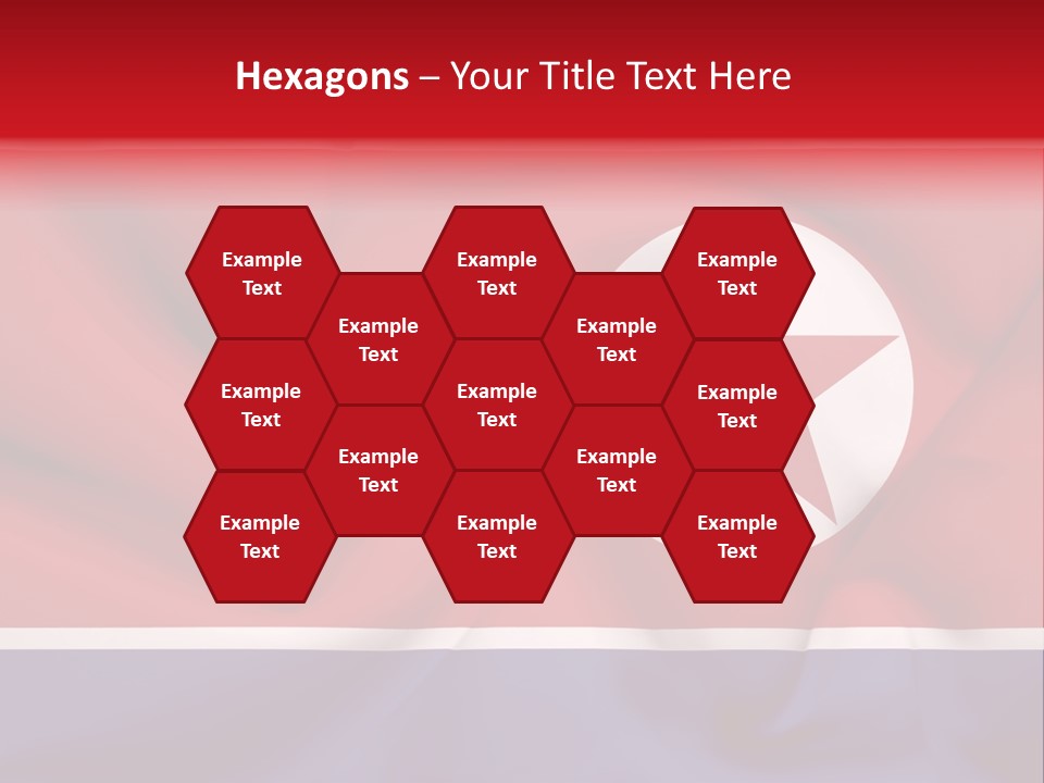 North Korea Weathered Design PowerPoint Template