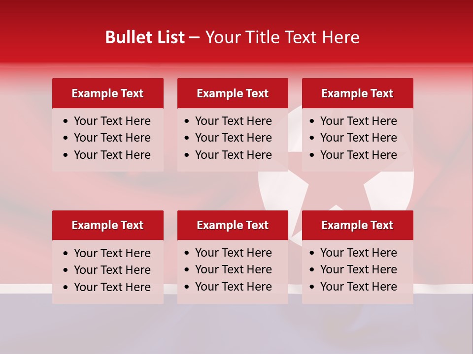 North Korea Weathered Design PowerPoint Template