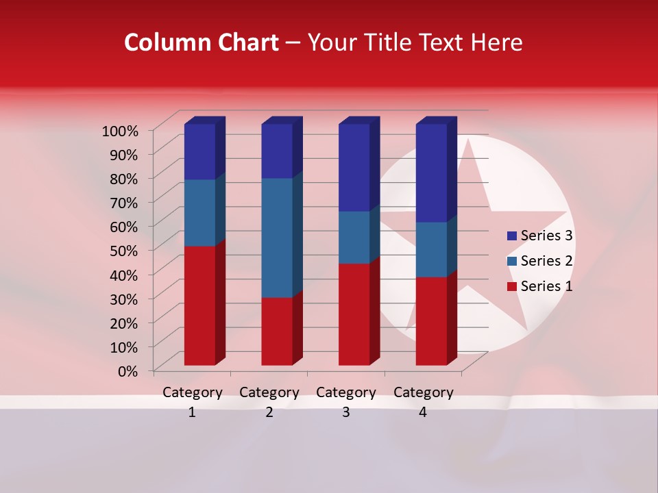 North Korea Weathered Design PowerPoint Template