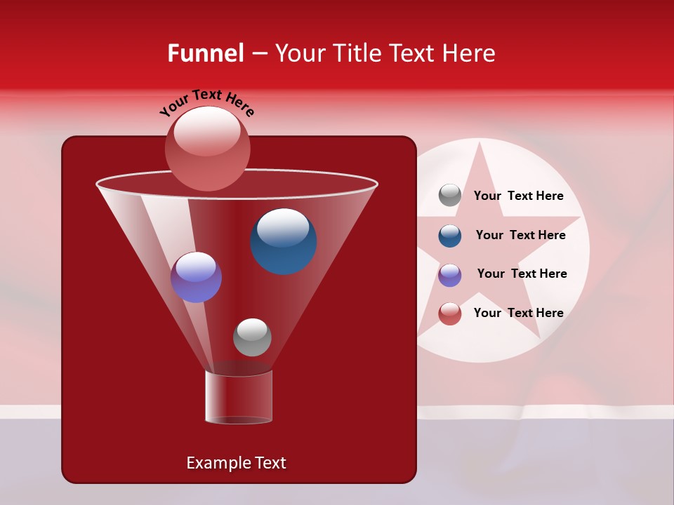 North Korea Weathered Design PowerPoint Template
