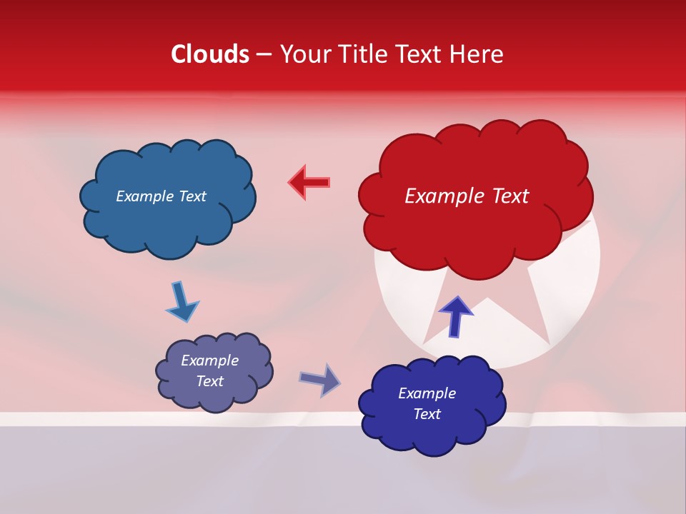 North Korea Weathered Design PowerPoint Template
