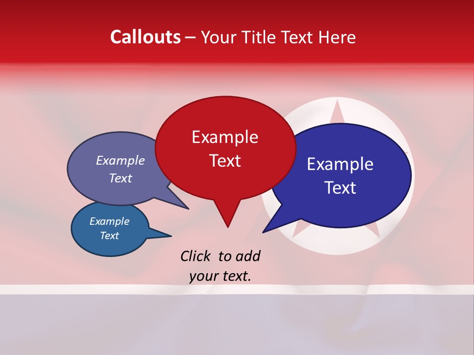 North Korea Weathered Design PowerPoint Template