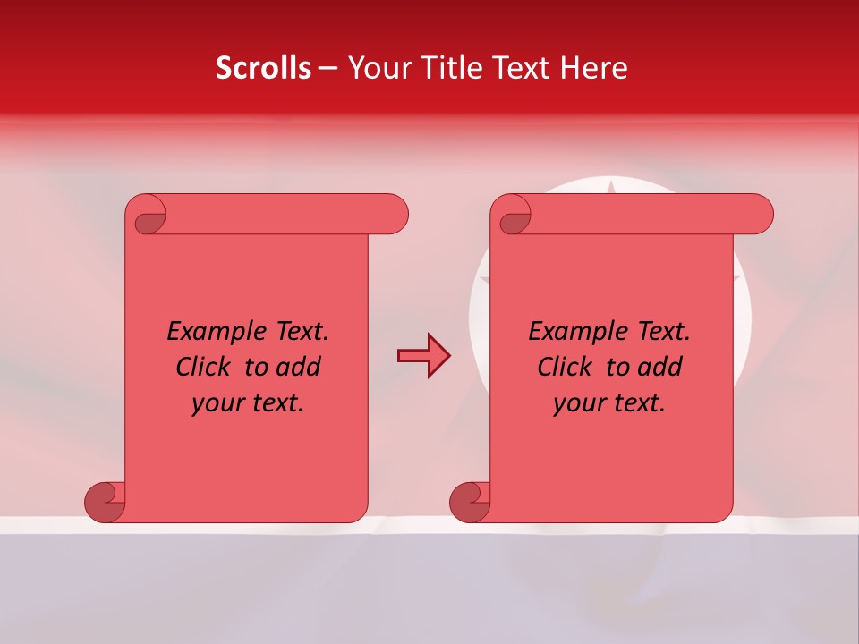 North Korea Weathered Design PowerPoint Template