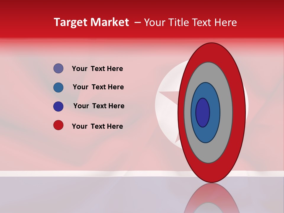 North Korea Weathered Design PowerPoint Template