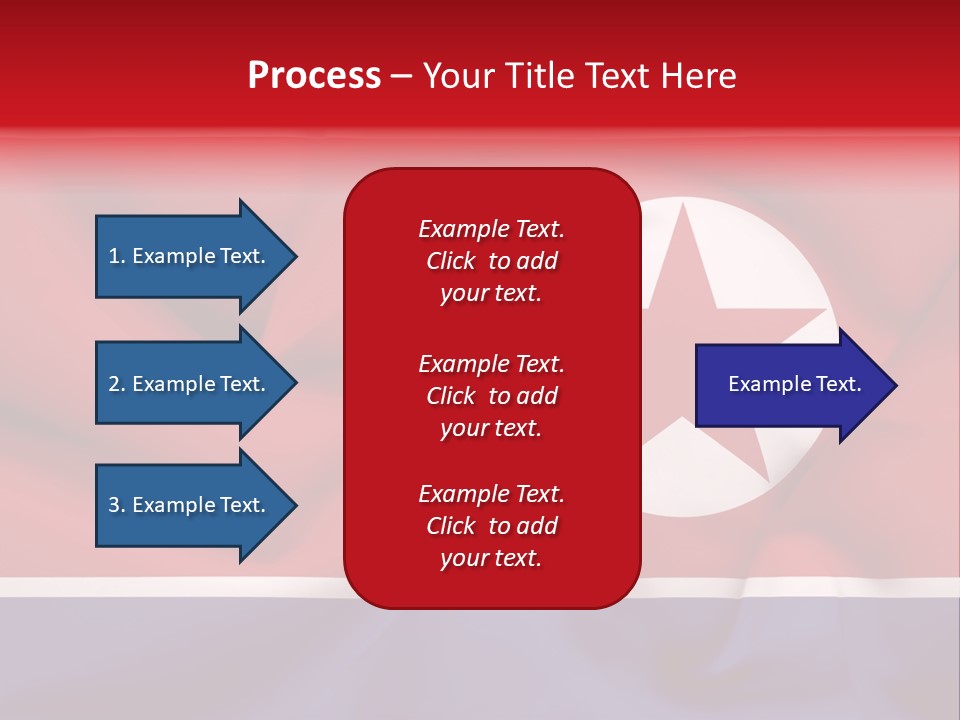 North Korea Weathered Design PowerPoint Template