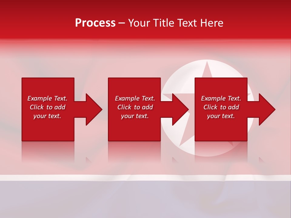 North Korea Weathered Design PowerPoint Template