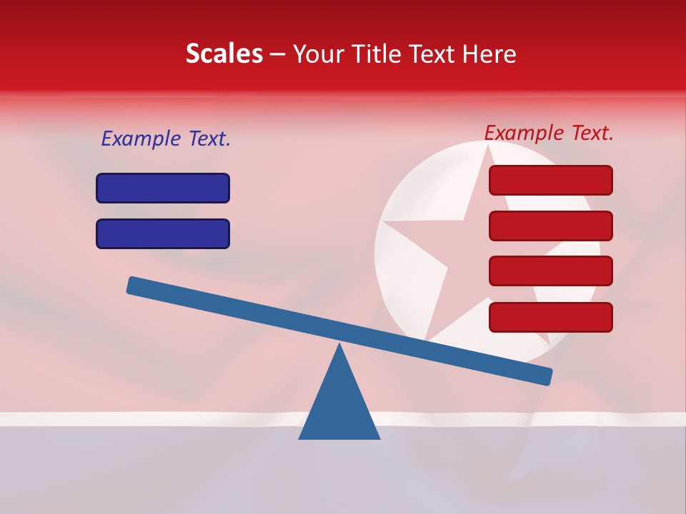 North Korea Weathered Design PowerPoint Template