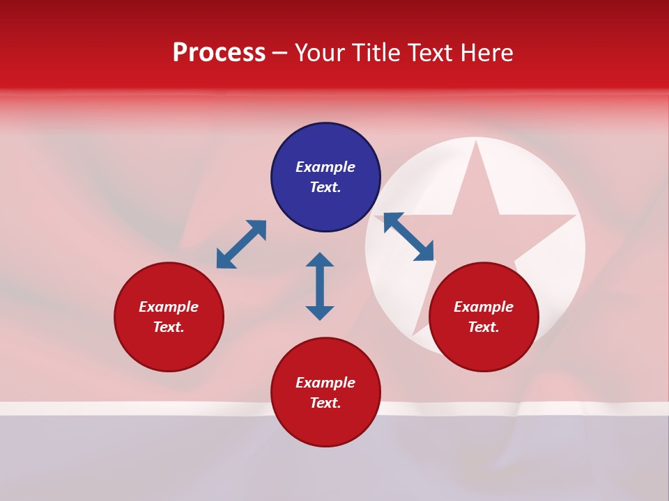 North Korea Weathered Design PowerPoint Template